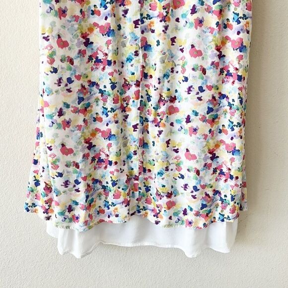 Cabi 321 Meadow Ditsy Watercolor Floral Slip Dress - Picture 3 of 9